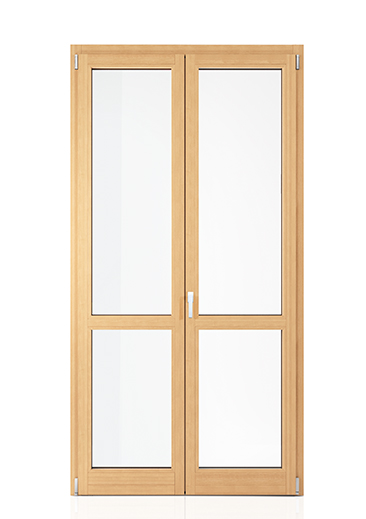 Porta finestra legno alluminio 3elleN